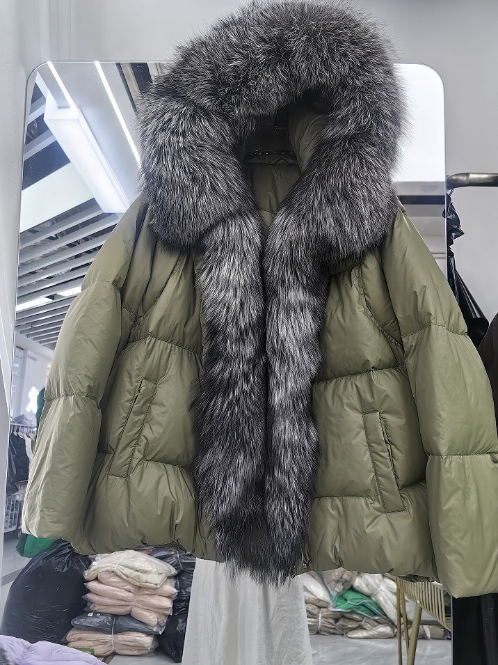 Olivia big fox winter jacket