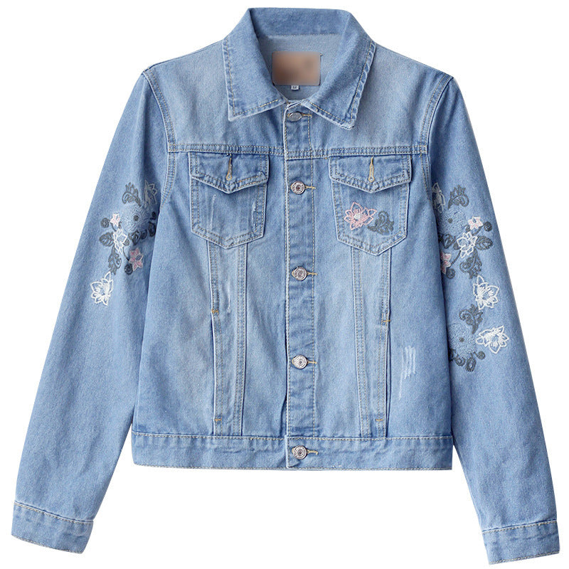 Olivia New Embroidered denim jacket