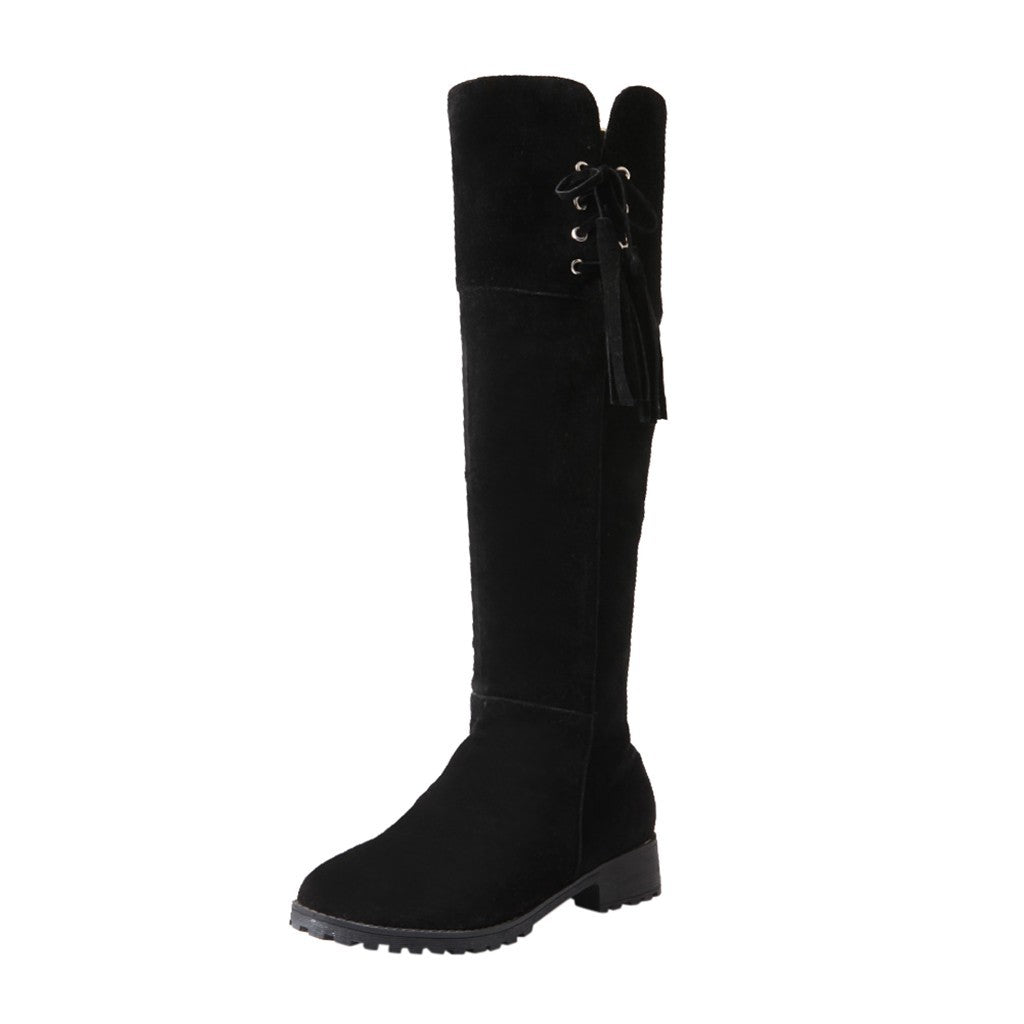 Olivia long bear teddy boots