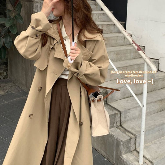 Olivia trench coat nude