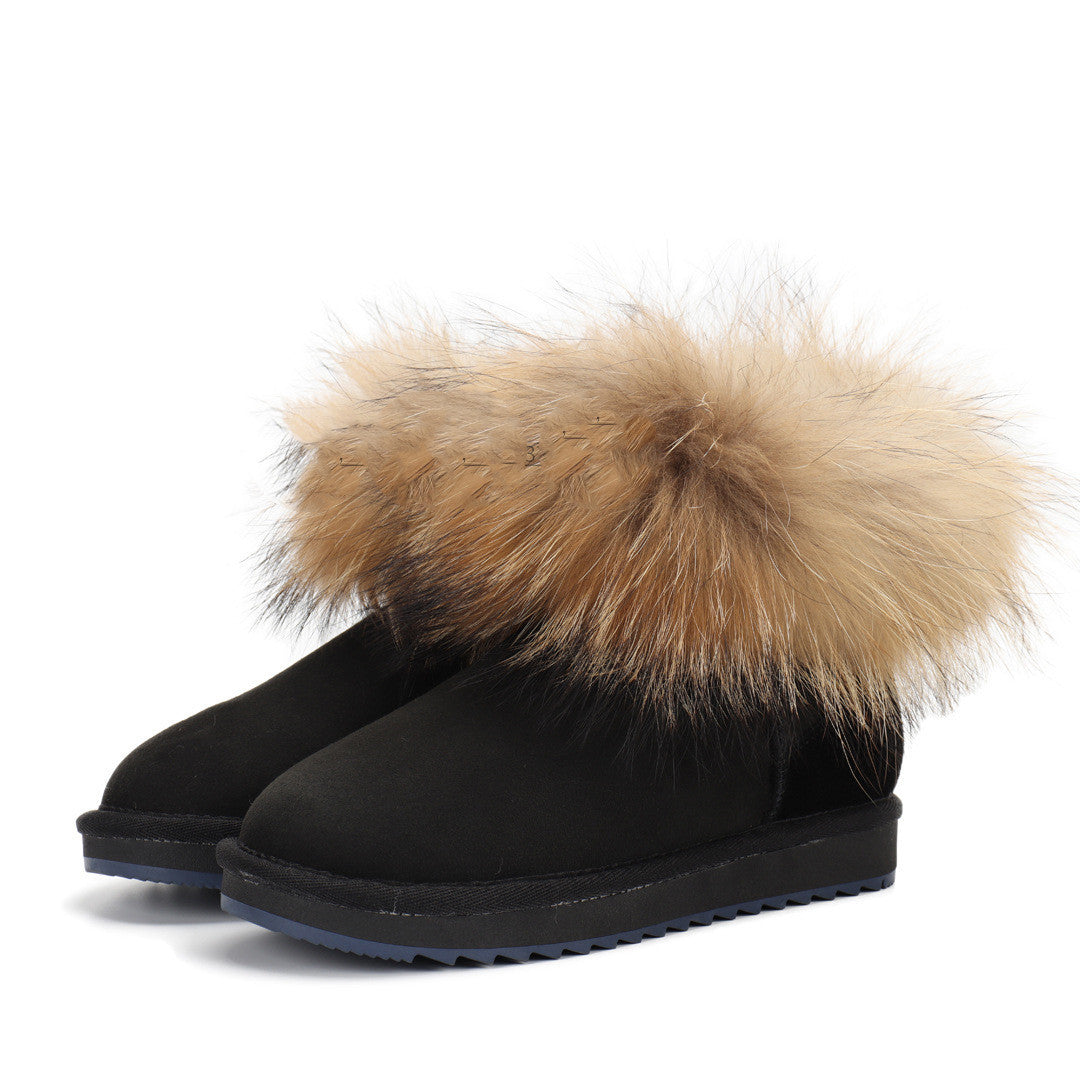 Olivia fur snow boots