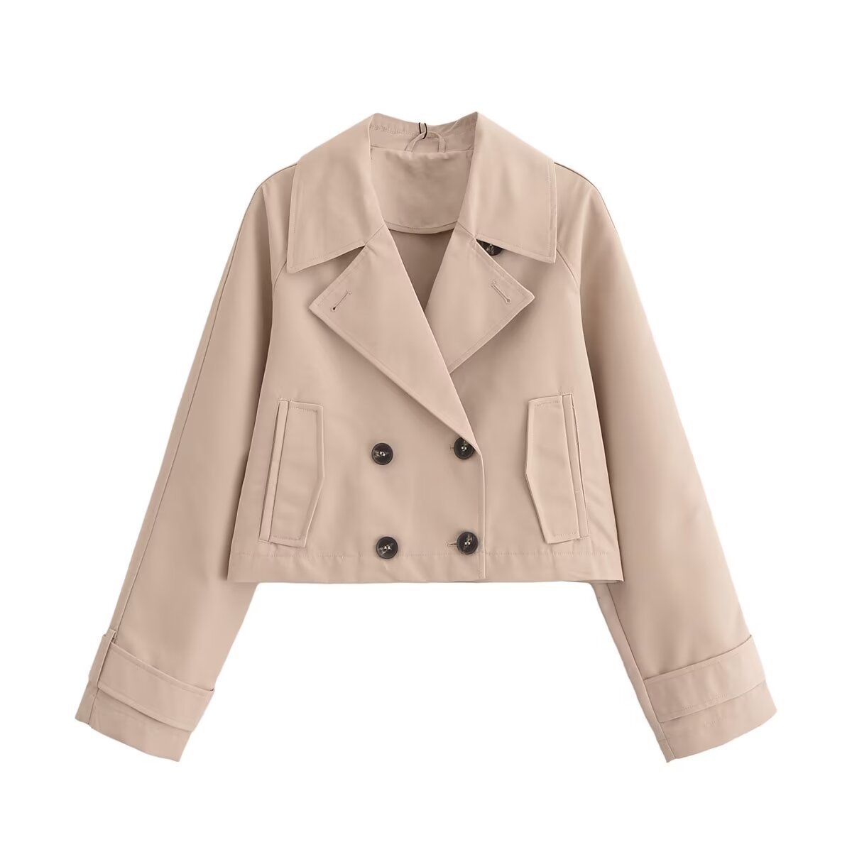 Olivia short trench coat elegant jacket