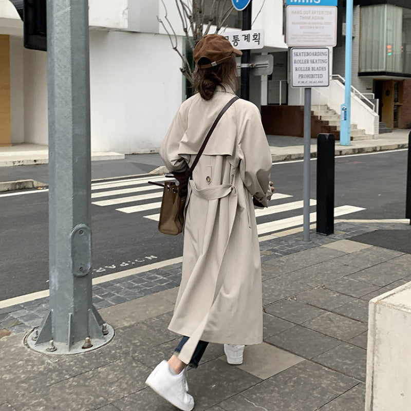 Olivia trench coat nude