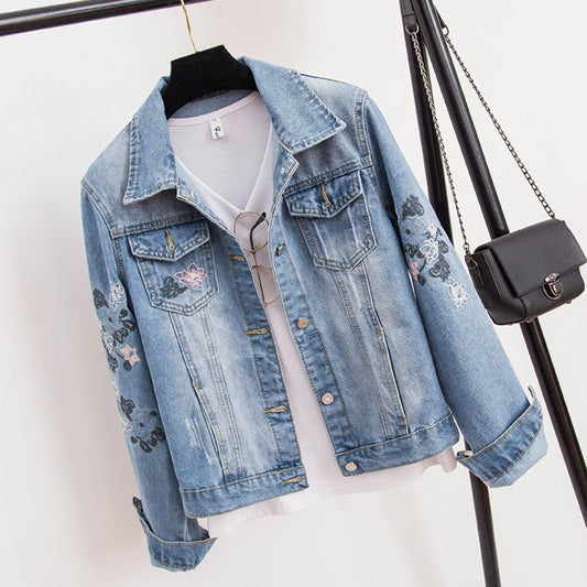 Olivia New Embroidered denim jacket