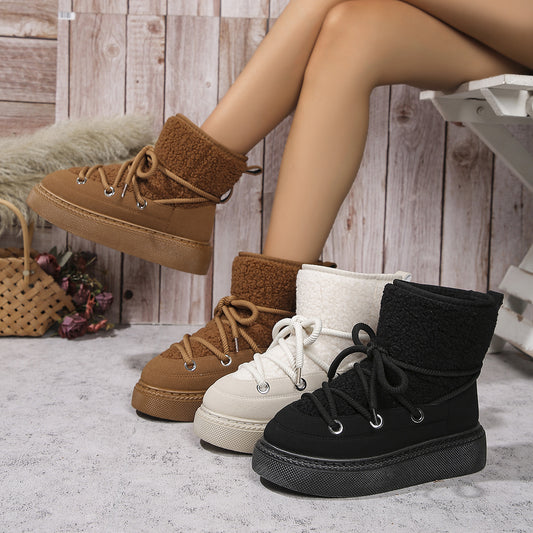 Olivia nubik snow boots