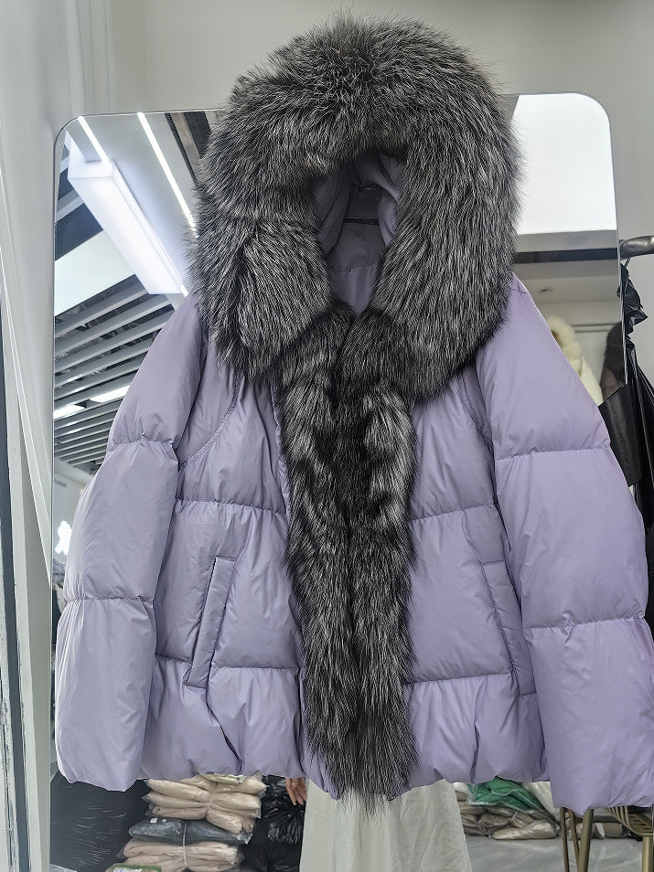 Olivia big fox winter jacket