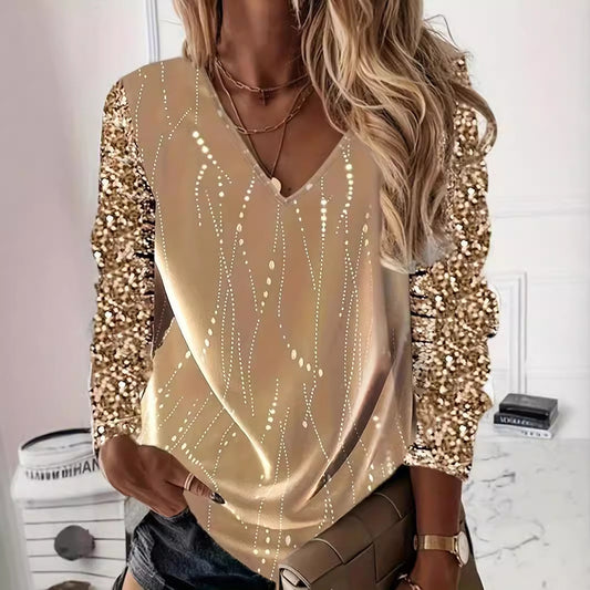 Olivia Holiday Glitter Blouse