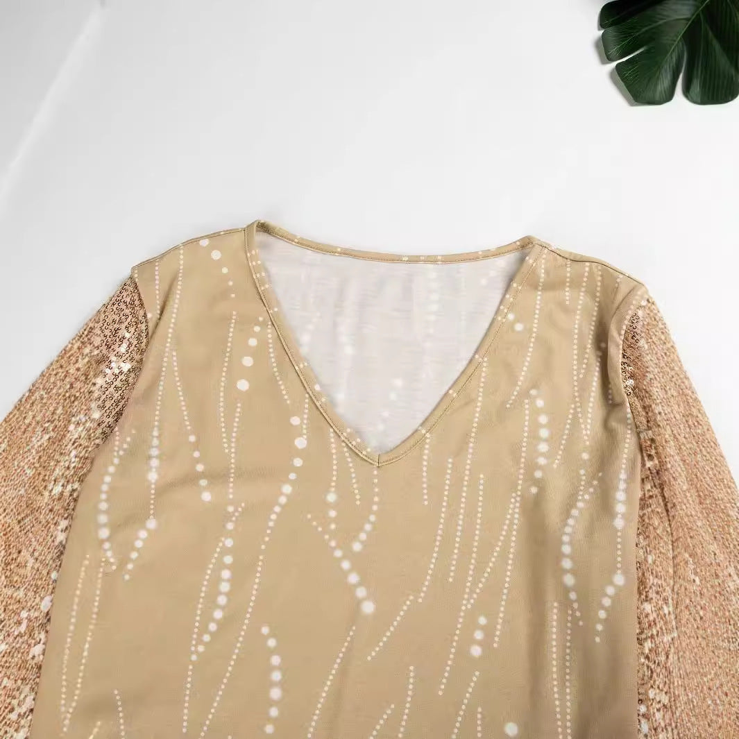 Olivia Holiday Glitter Blouse