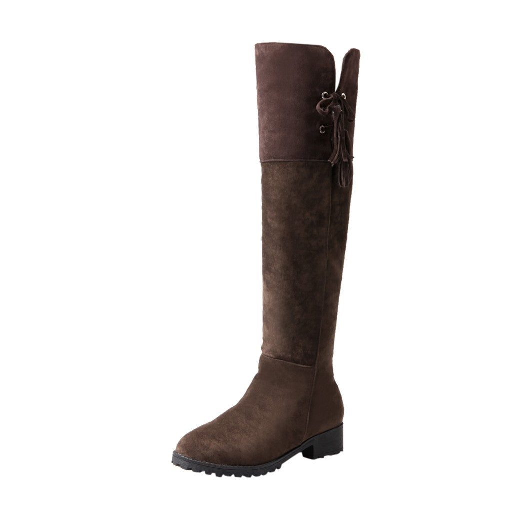 Olivia long bear teddy boots