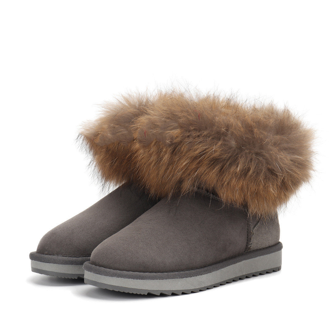 Olivia fur snow boots