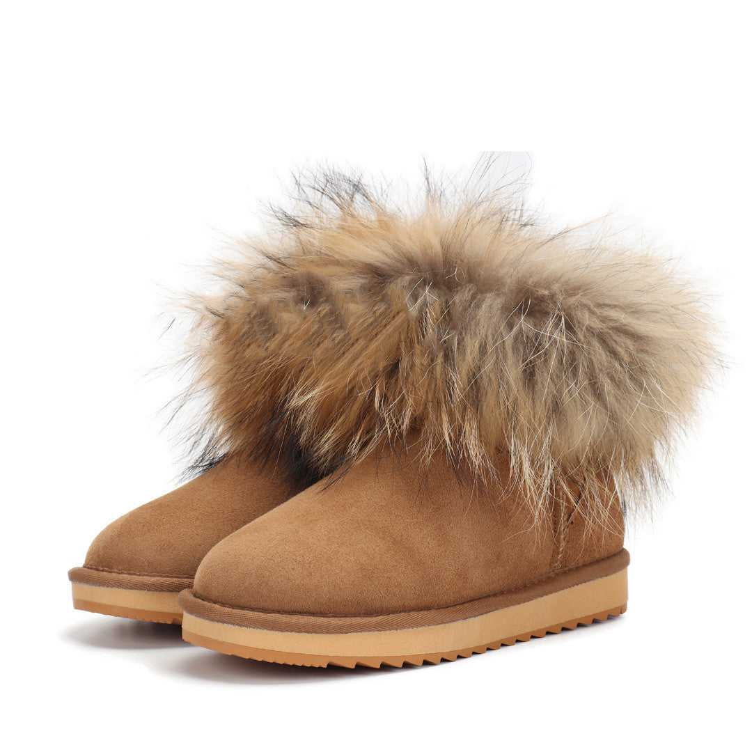 Olivia fur snow boots