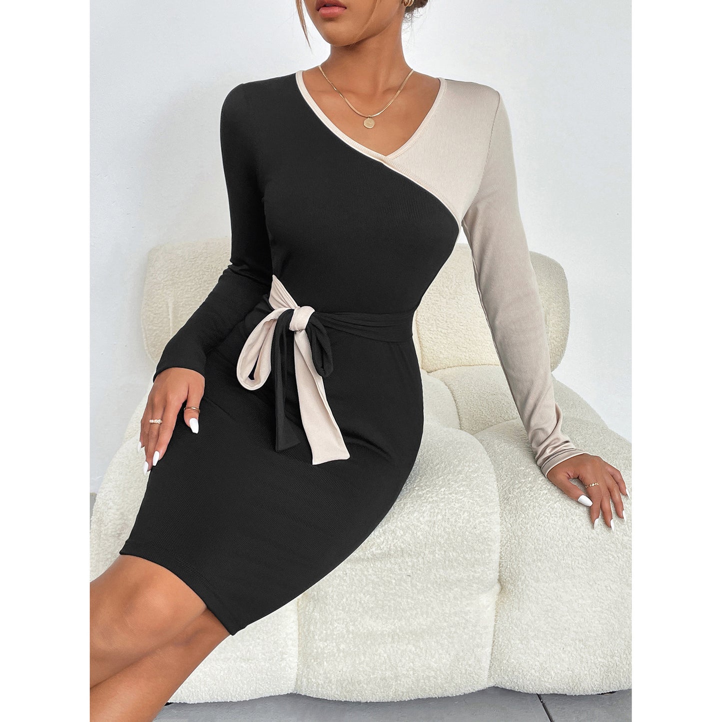 Olivia long sleeve dress