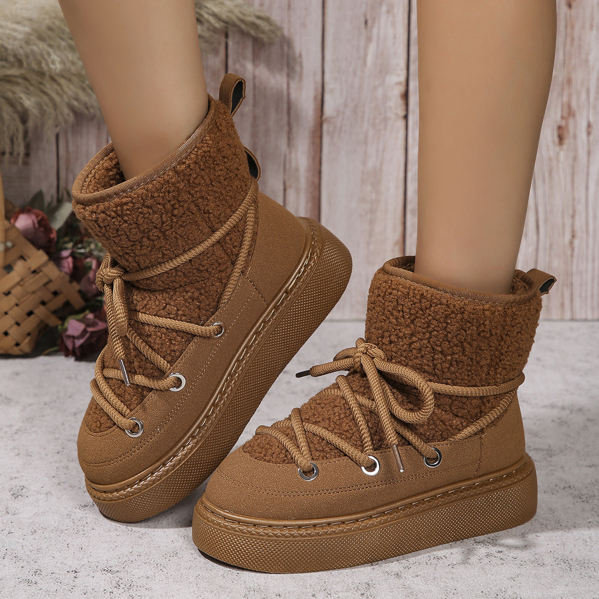 Olivia nubik snow boots