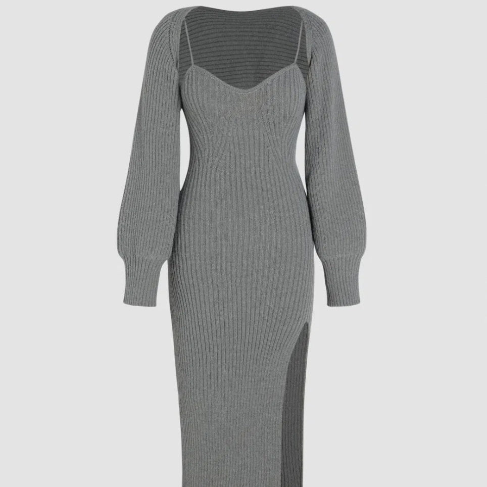 Olivia Casual Grey Dress