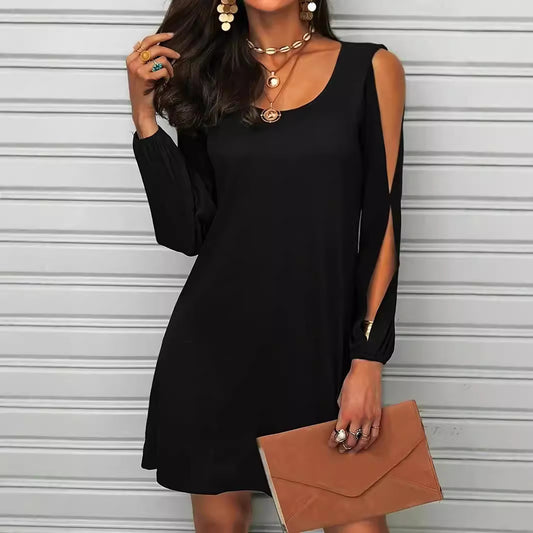 Olivia sexy mini dress black