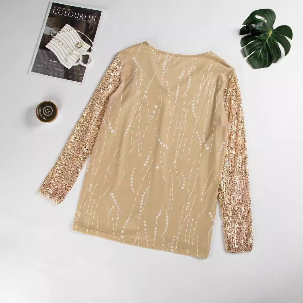 Olivia Holiday Glitter Blouse