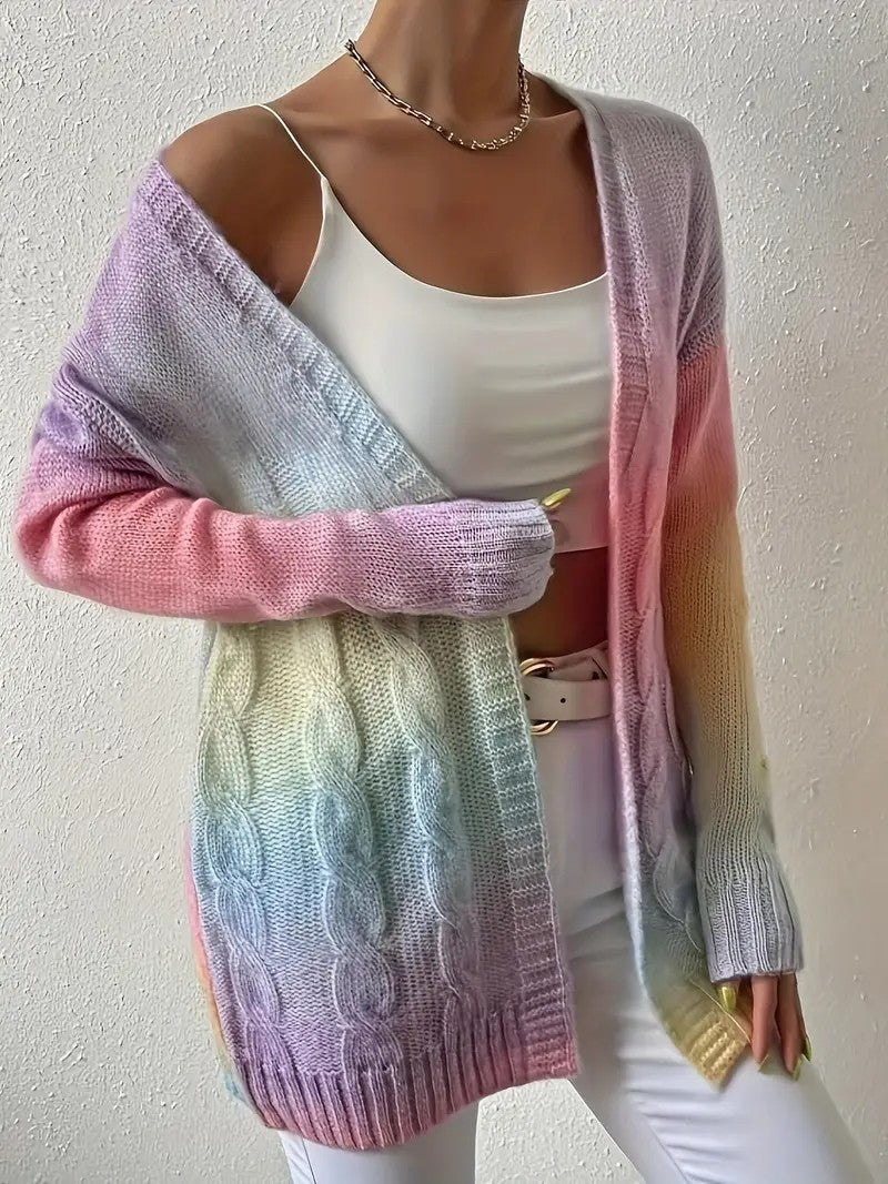 Olivia unicorn rainow wool vest