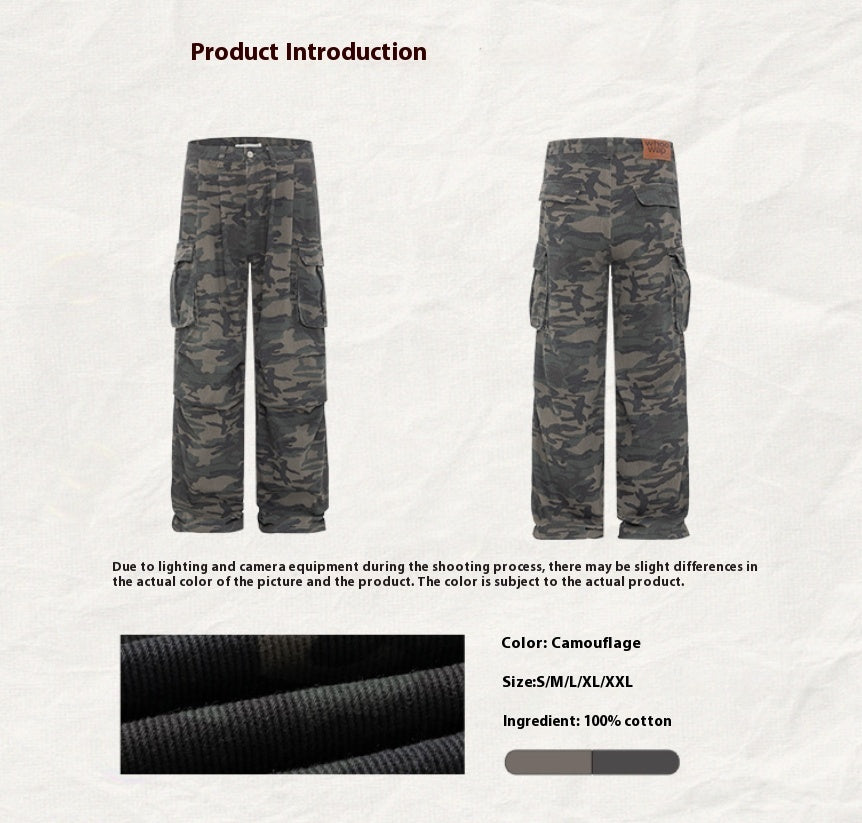 Olivia camouflage cargo pants